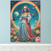 Santisima muerte leinwanddruck (Insitu (Holzboden))