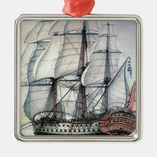 Santissima Trinidad Silbernes Ornament (Vorne)