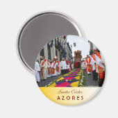 Santo Cristo Prozession Magnet (Vorderseite/Rückseite)