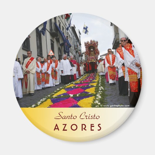 Santo Cristo Prozession Magnet (Vorne)