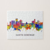 Santo Domingo Dominikanische Republik Skyline Puzzle (Horizontal)