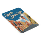 Santo Domingo Dominikanische Republik Vintag Magnet (Rechte Seite)
