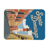 Santo Domingo Dominikanische Republik Vintag Magnet (Horizontal)