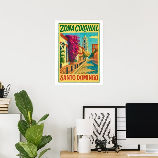 santo domingo poster (Heimbüro)