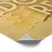 Santo Domingo Poster Palm Tree Vintage Reisen (Ecke)