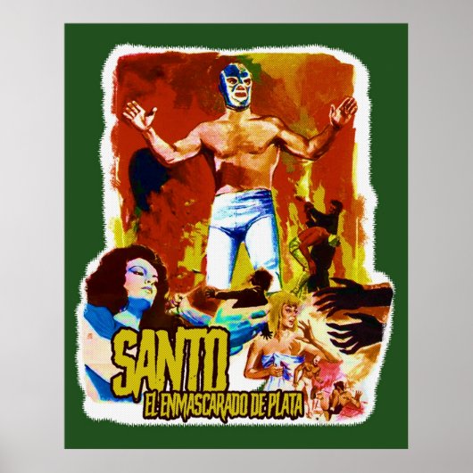 Santo El Enmascarado De Plata Poster (Vorne)