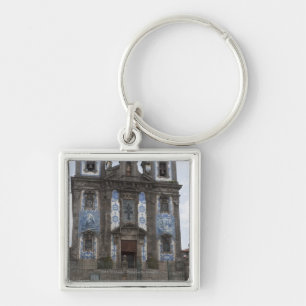 Santo Ildenfonso Kirche mit Fliesen-Platten Schlüsselanhänger