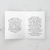 Santo José Luis Sánchez del Rio Card Karte (Innenseite)