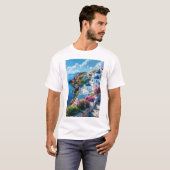 Santo Paint by Numbers T - Shirt - Einzigartiges B (Vorne ganz)