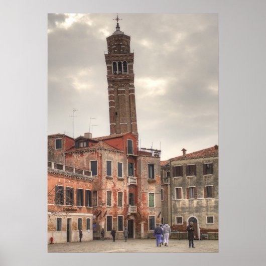 Santo Stefano in Venedig Italien Poster (Vorne)