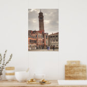 Santo Stefano in Venedig Italien Poster (Küche)