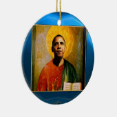SANTOBAMA Blue Sapphire Keramik Ornament (Rechts)