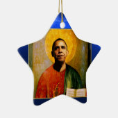 SANTOBAMA Blue Sapphire Star Keramikornament (Rechts)