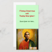 SANTOBAMA FEIERTAGSKARTE (Vorne/Hinten)