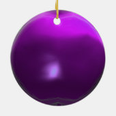 SANTOBAMA Lila Amethyst Keramik Ornament (Hinten)