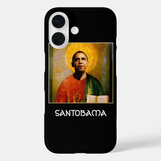 SANTOBAMA, schwarz Case-Mate iPhone Hülle (Rückseite)