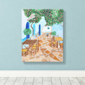 Santorin 1 Leinwand (Insitu (Holzboden))