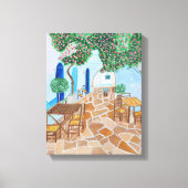 Santorin 1 Leinwand (Vorderseite)