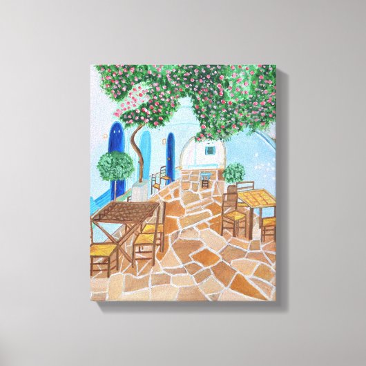 Santorin 1 Leinwand (Vorderseite)