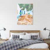 Santorin 1 Leinwand (Insitu (Schlafzimmer))