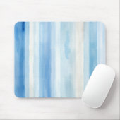 Santorin Blau Weiße Streifen Mousepad (Mit Mouse)