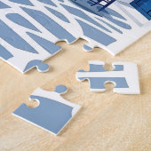 Santorin Blaue Meeresküste Puzzle (Seite)