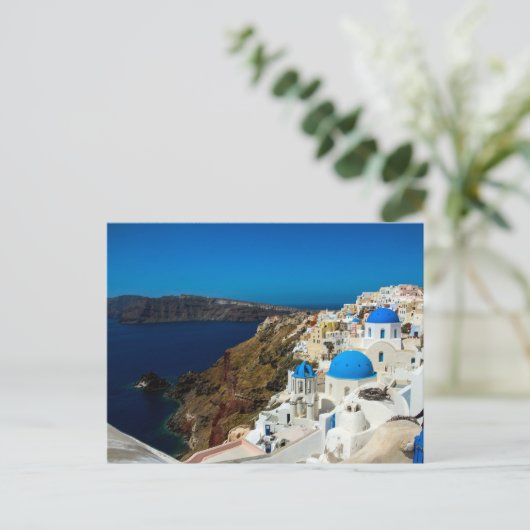 Santorin, die griechischen Inseln - Postkarte (Stehend Vorderseite)