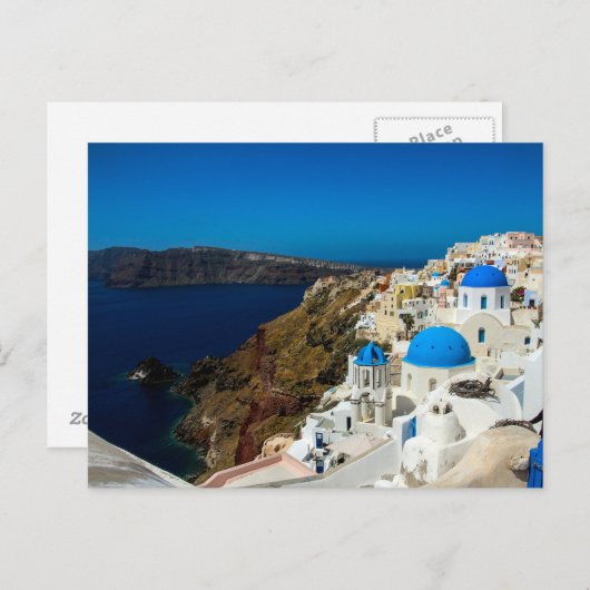 Santorin, die griechischen Inseln - Postkarte (Vorne/Hinten)