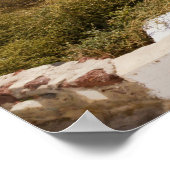 Santorin - Glockenturm am Oia-Poster Poster (Ecke)