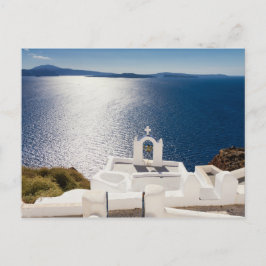 Santorin - Glockenturm bei Oia Postkarte