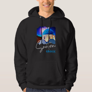 Santorin Griechenland Gemälde Reise Souvenir für M Hoodie