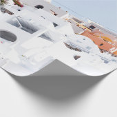 Santorin, Griechenland Geschenkpapier (Ecke)