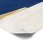 Santorin, Griechenland - Glossy Poster (Ecke)