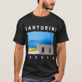 Santorin Griechenland Griechische Mittelmeerinsel T-Shirt (Vorderseite)