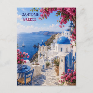 Santorin Griechenland Insel Postkarte