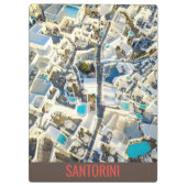 Santorin - Griechenland Klemmbrett (Rückseite)