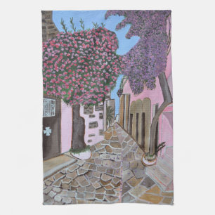 Santorin, Griechenland, Küchentücher