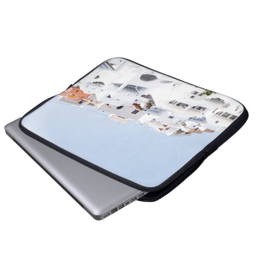 Santorin, Griechenland Laptopschutzhülle (Vorne Knopf)