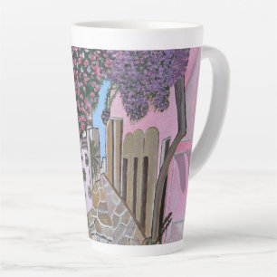 Santorin Griechenland Latte-Tasse Milchtasse
