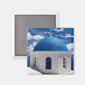Santorin, Griechenland Magnet (Vorderseite/Rückseite)