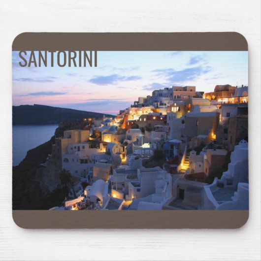 Santorin - Griechenland Mousepad (Vorne)