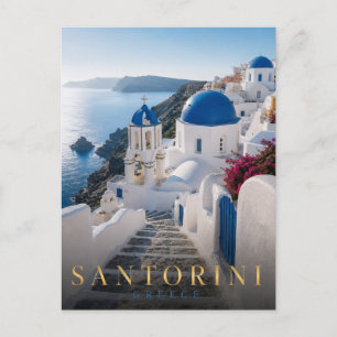 Santorin Griechenland Oia Caldera REALMS Postkarte