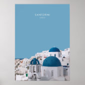 Santorin, Griechenland Poster (Vorne)