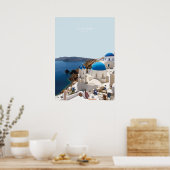 Santorin, Griechenland Poster (Küche)