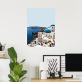 Santorin, Griechenland Poster (Heimbüro)