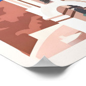 Santorin Griechenland Poster (Ecke)