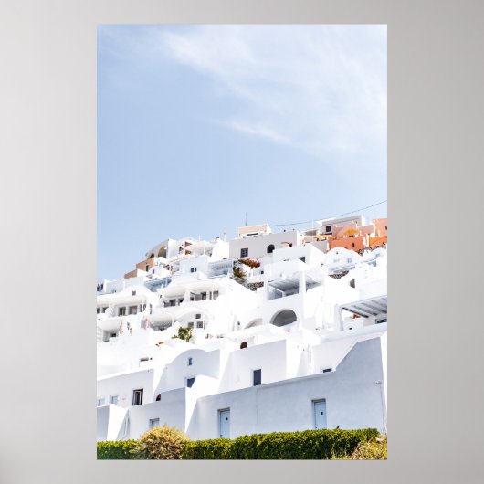 Santorin, Griechenland Poster (Vorne)