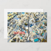 Santorin - Griechenland Postkarte (Vorne/Hinten)