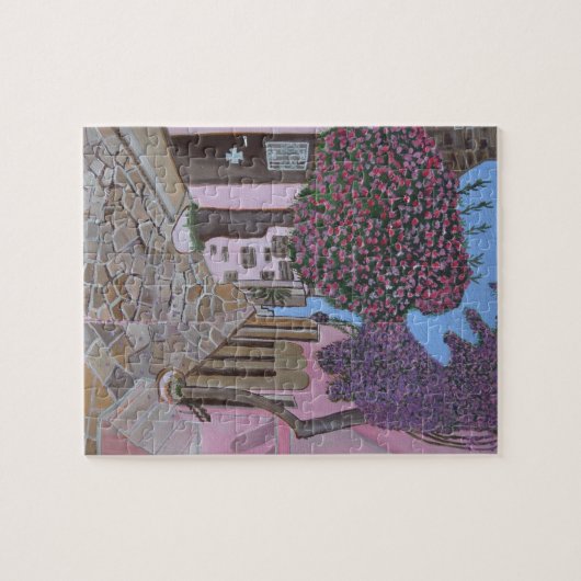 Santorin, Griechenland Puzzle (Horizontal)