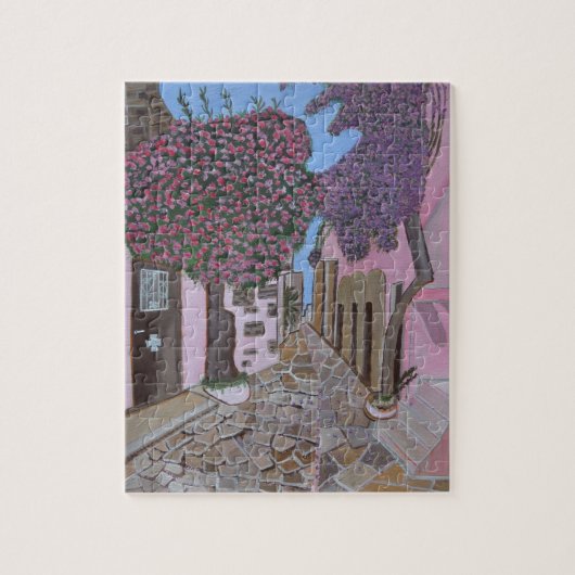 Santorin, Griechenland Puzzle (Vertikal)